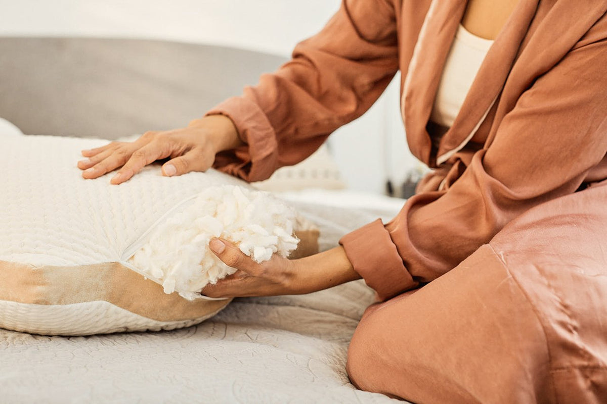 Side Sleeper Organic Cotton Latex Pillow